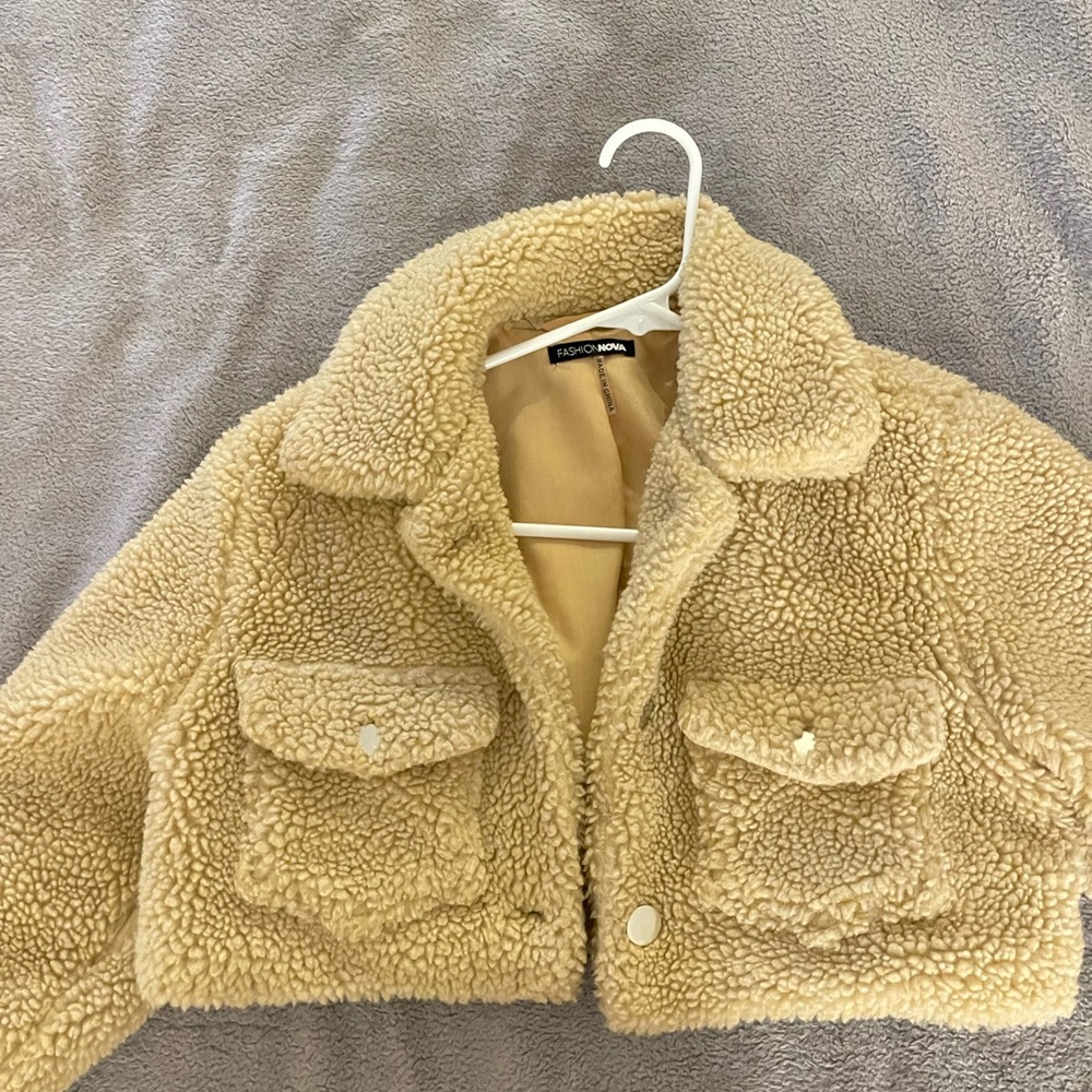 Cropped Sherpa Jacket
